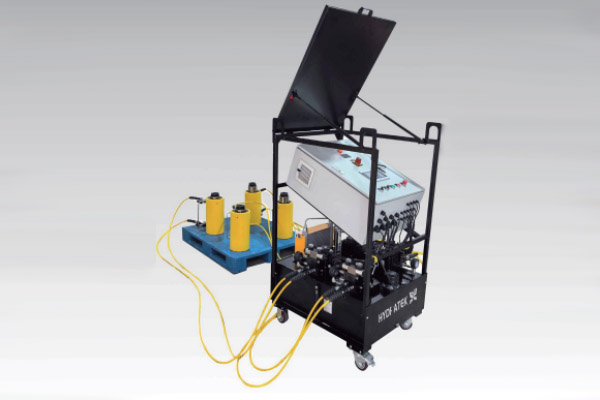 PLC 伺服同步液压系统